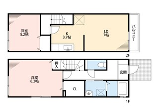 マウントタウン荒木の物件間取画像